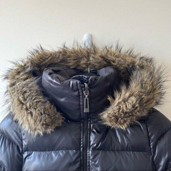 𝅺Soia & Kyo Winter Reversible Goose Down Hi Gloss Puffer Jacket - Picture 4 of 15